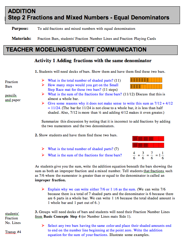 images for fraction addition